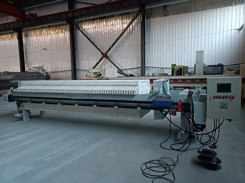 870*870 High Quarity Automatic Filter Press For Solid-Liquid Filtration